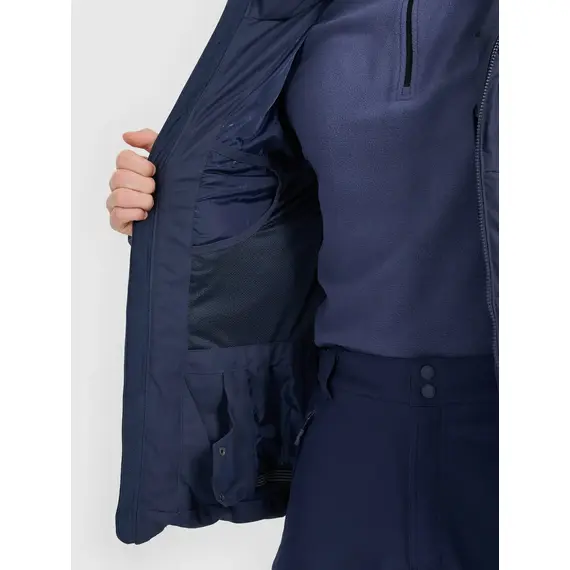 4F kurtka narciarska męska z membraną i wypełnieniem syntetycznym 4FWAW25TTJAM0788 granatowy