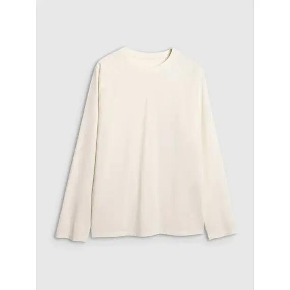 4F koszulka z długim rękawem męska longsleeve 4FWAW25TLONM474 biały