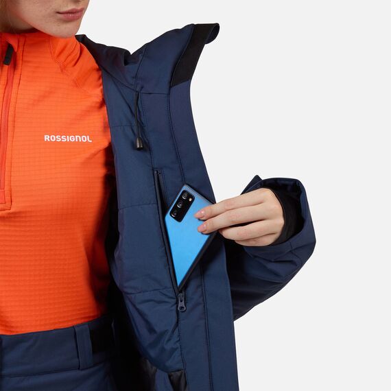 ROSSIGNOL KURTKA NARCIARSKA DAMSKA W ROCHRUN INSULATED JKT granatowy