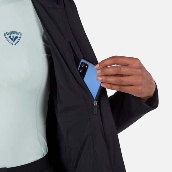 ROSSIGNOL KURTKA NARCIARSKA DAMSKA W OPSIDE HOODIE IN HEAVY INSUL czarny