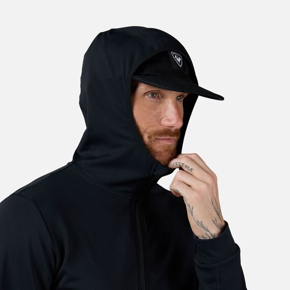 ROSSIGNOL BLUZA NARCIARSKA MĘSKA MID LAYER STRETCH HOODIE czarny