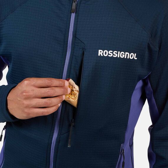 ROSSIGNOL BLUZA NARCIARSKA MĘSKA BLACKSIDE MIX FZH FLEECE granatowy