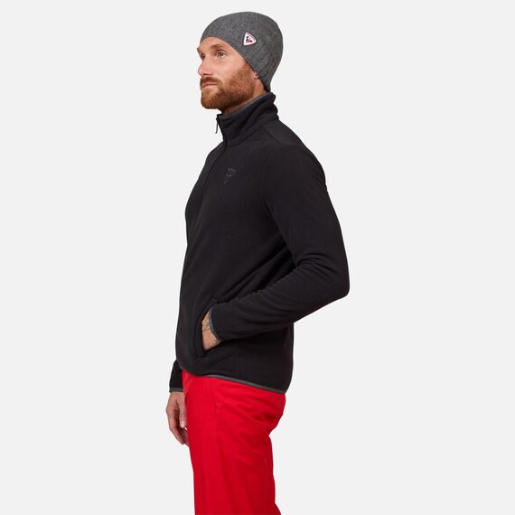ROSSIGNOL BLUZA NARCIARSKA MĘSKA STRAWPILE FLEECE FZ czarny