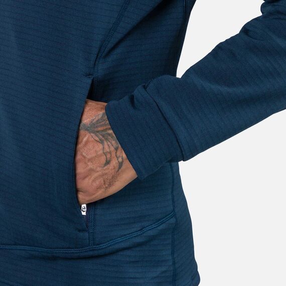 ROSSIGNOL BLUZA NARCIARSKA MĘSKA BLACKSIDE FLEECE FZ granatowy