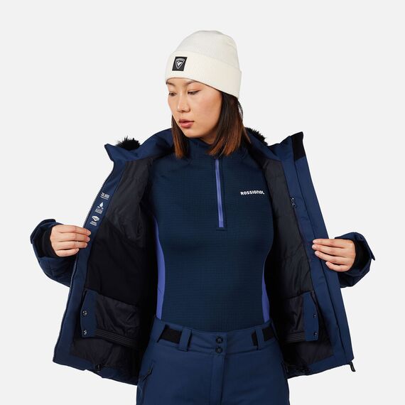 ROSSIGNOL KURTKA NARCIARSKA DAMSKA W STACI INSULATED JKT granatowy