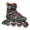 ROLLERBLADE zetrablade rolki fitness czarne/czerwone