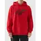 4F bluza dresowa męska z kapturem 4FWMM00TSWSM1766 czerwony